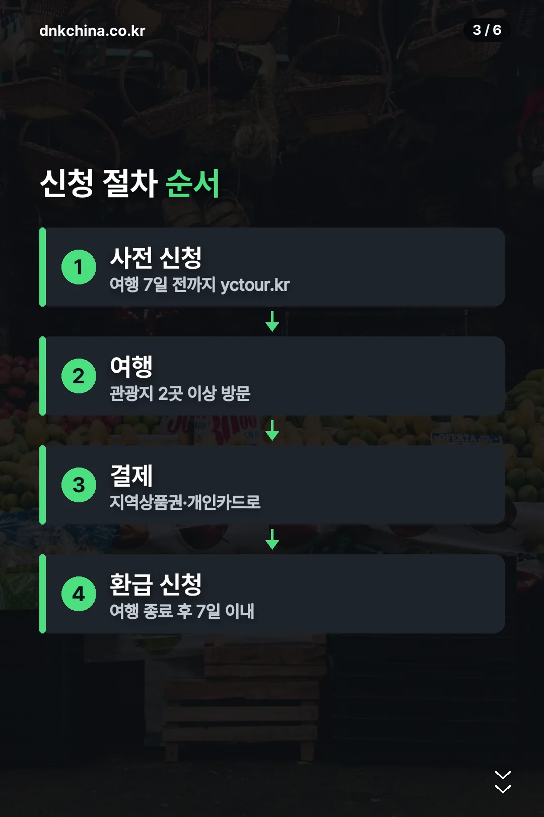 신청 절차 순서