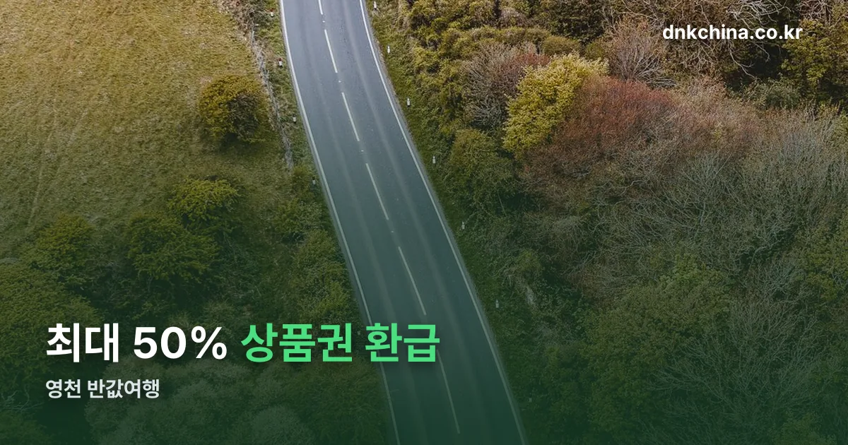 영천 반값여행 정리 썸네일